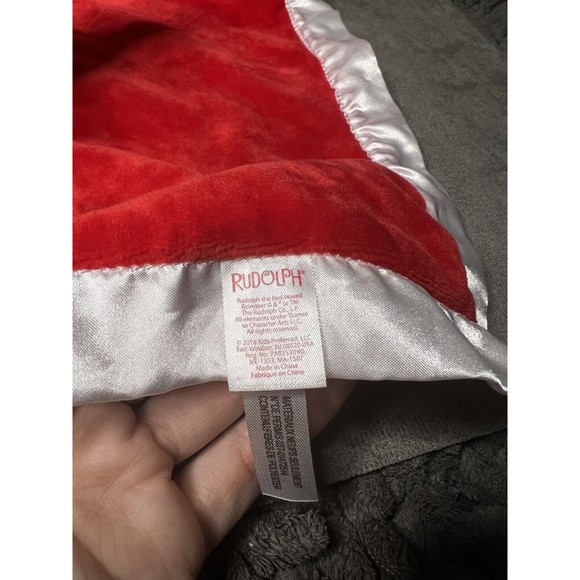 Rudolph the Red Nosed Reindeer First Christmas Plush Security Blanket Lovey 14” - Picture 6 of 8